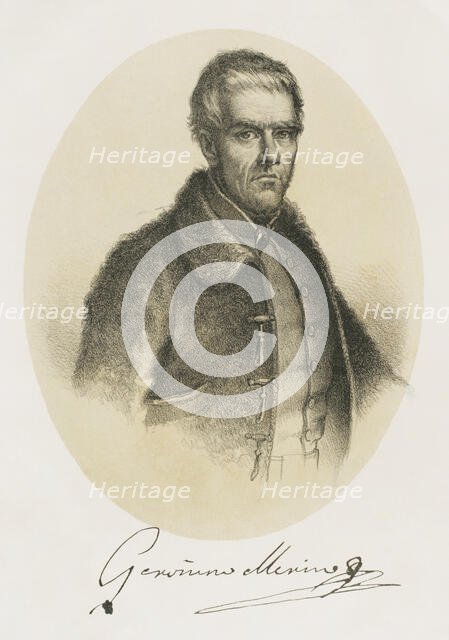 Jerónimo Merino Cob, known as "el Cura Merino" (The Priest Merino) (1769-1844), 1868.  Creator: Unknown.