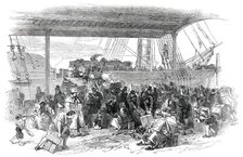 The Embankment, Waterloo Docks, Liverpool, 1850. Creator: Smyth.
