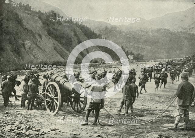 'The Italian Army On The March', (1919). Creator: Unknown.