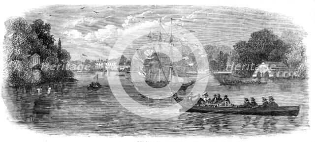 The Lake at Clumber, 1861. Creator: Unknown.