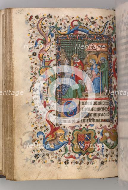 Hours of Charles the Noble, King of Navarre (1361-1425): fol. 78v, Adoration of the Magi (Sext), c.  Creator: Master of the Brussels Initials and Associates (French).