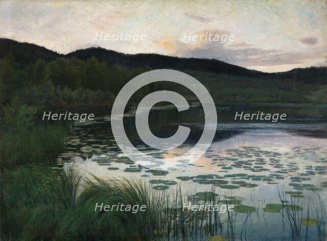 Summer Night, 1886. Creator: Kitty Lange Kielland.