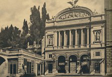 'Roma - Via Nazionale. National Dramatic Theatre and Colonna Villa', 1910. Artist: Unknown.