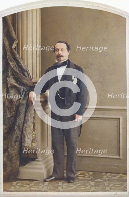 Emperor Napoleon III, March 1860. Creator: Olympe Aguado.