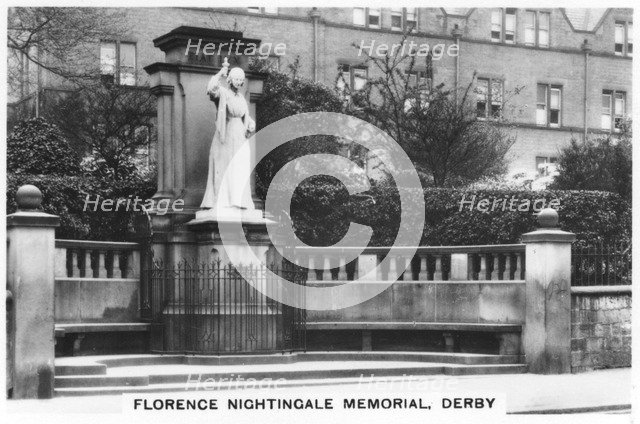 Florence Nightingale memorial, Derby, 1937. Artist: Unknown