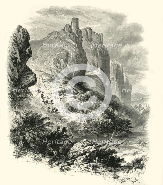 'Carreg Cennen Castle', c1870.