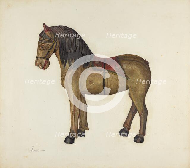Toy Horse, 1935/1942. Creator: Selma Sandler.