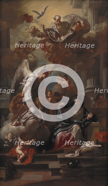 The Annunciation. Artist: Solimena, Francesco (1657-1747)
