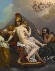 Mars and Venus Surprised by Vulcan, 1827. Creator: Alexandre-Charles Guillemot.