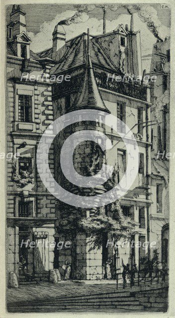 'Turret, Rue de la Tixeranderie', 1915. Artist: CH Meryon.