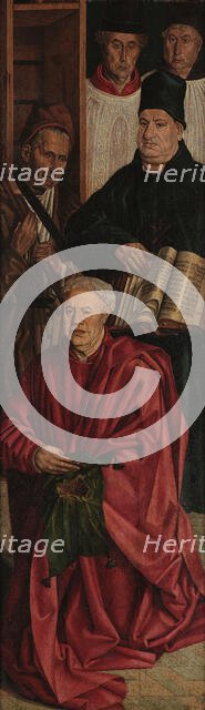 Panel of the Relic. The Adoration of Saint Vincent, c 1450. Creator: Gonçalves, Nuno (active 1445-1480).