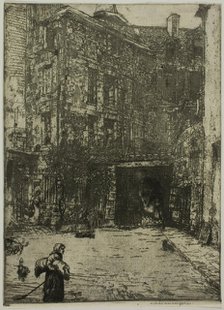 Cour de Commerce, Paris, 1900. Creator: Donald Shaw MacLaughlan.