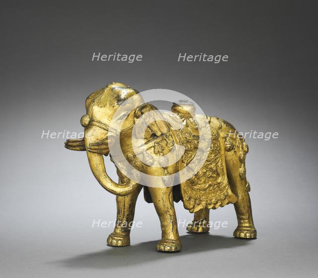 Caparisoned Elephant, c. 1000s. Creator: Unknown.