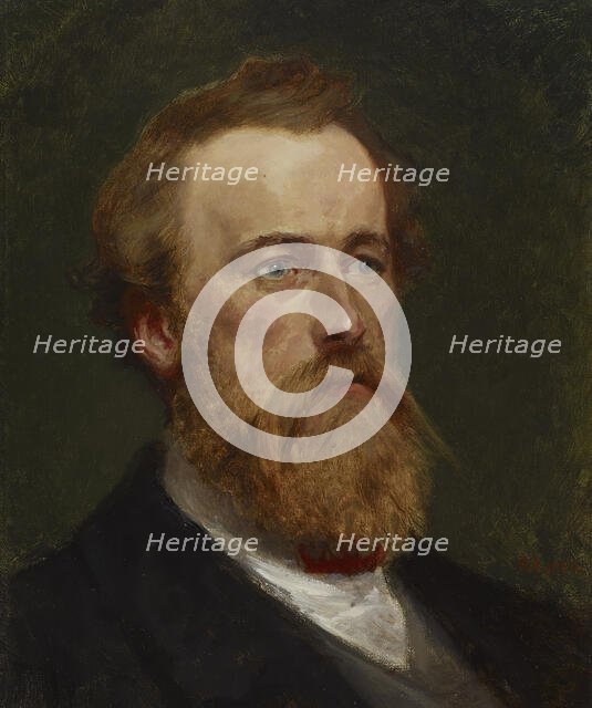 Portrait of William Henry Rinehart, 1865. Creator: Francis Blackwell Mayer.