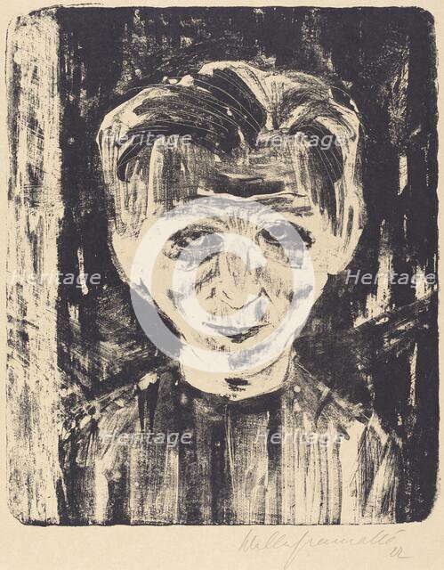 Self-Portrait, 1922. Creator: Walter Gramatté.