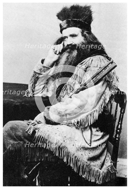 Seth Kinman, American hunter, 1860s (1955). Artist: Unknown