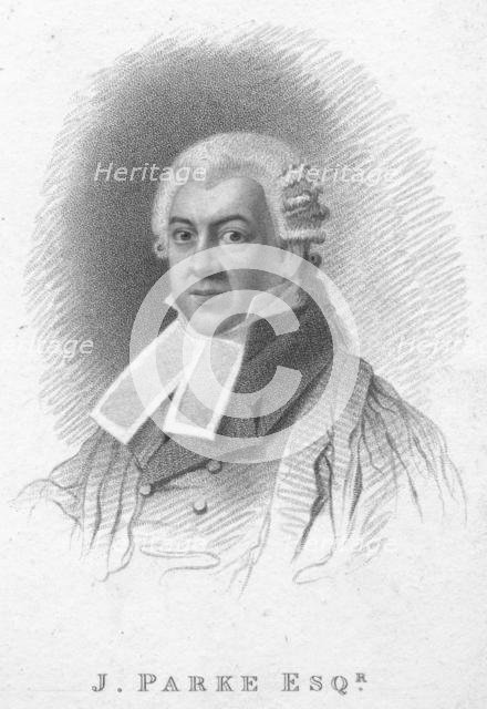 'J Parke Esq.', c1820. Creator: T Wright.