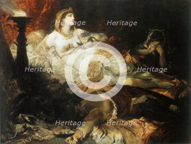 'The Death of Cleopatra', 1875.  Artist: Hans Makart