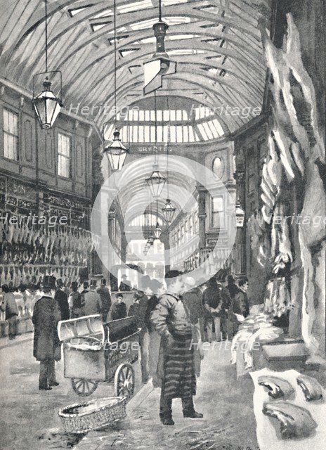 'Leadenhall Market', 1891. Artist: William Luker.