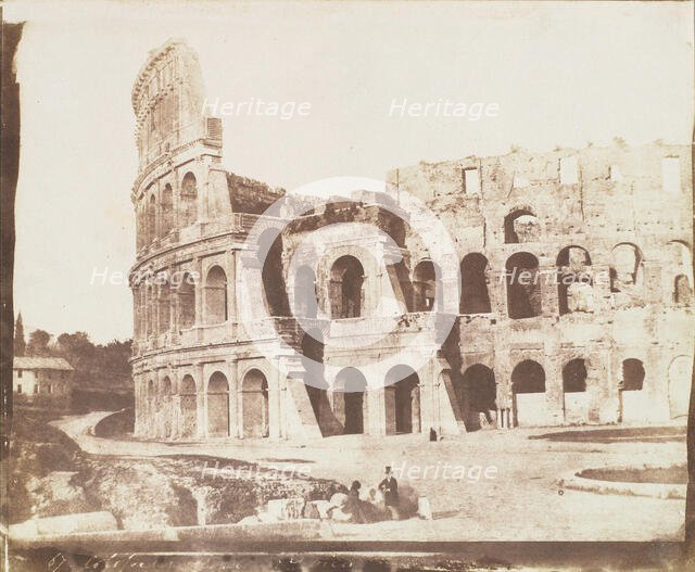 67. Colosseum, Rome, Second View, May 1846. Creator: Calvert Jones.