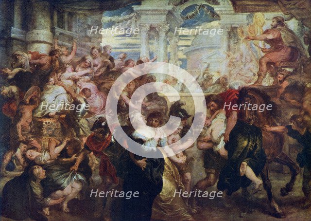 'The Rape of the Sabine Women', c1635-1640, (1912).Artist: Peter Paul Rubens