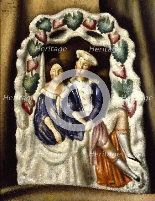 Staffordshire Group, 1921. Artist: Mark Gertler.