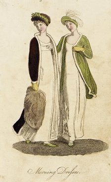 Fashion Plate (Morning Dresses), 1803. Creator: Unknown.