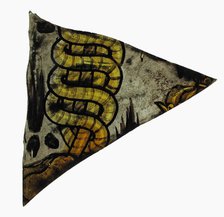 Glass Fragment, European, 15th-16th century. Creator: Unknown.