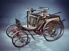 Rear-engined Benz Velo car, German, 1894. Artist: Unknown