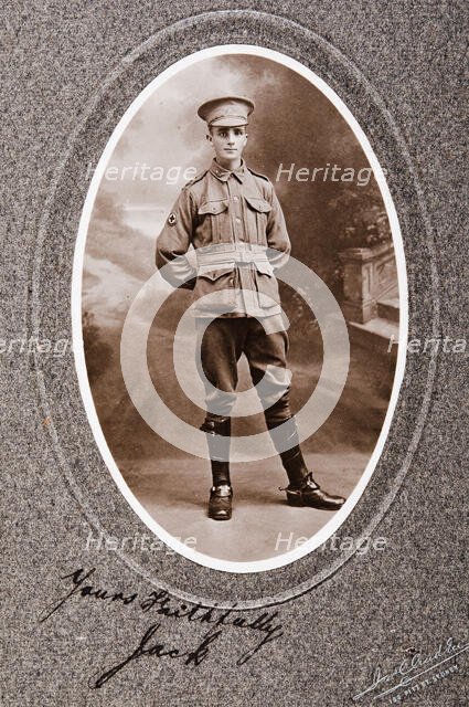 Jack', friend of Bernard Laurence 'Barney' Nugent, c1917. Creator: Murphy.
