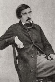 Jules de Goncourt, French author, 1868. Artist: Unknown