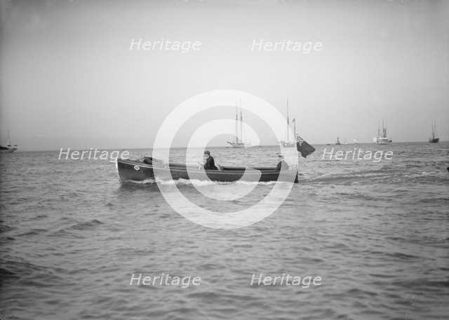 Wolseley motor launch, 1911.  Creator: Kirk & Sons of Cowes.