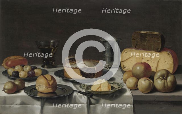 A Dutch Breakfast, c1610-1650. Creator: Floris van Schooten.