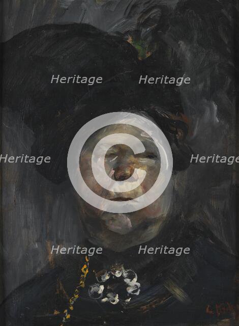 Mrs Blom, 1913-1914. Creator: Christian Krohg.