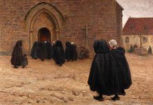 All Souls' Day in Fresselines, c1894. Creator: Maillaud, Fernand (1862-1948).