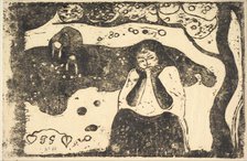 Human Misery, 1898-99. Creator: Paul Gauguin.