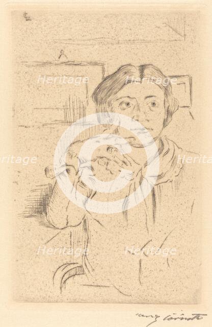 Gattin des Künstlers (Wife of the Artist), 1909. Creator: Lovis Corinth.