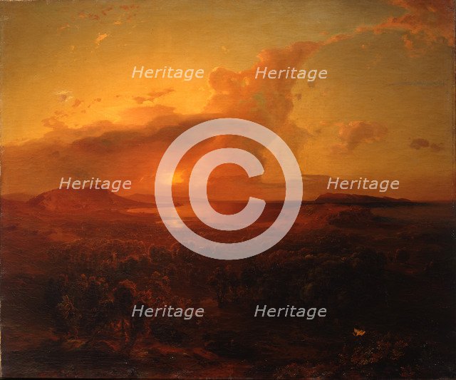 Greek landscape. Epidaurus, 1835.