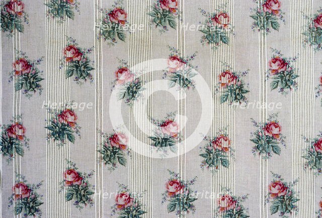 Panel (Dress Fabric), France, c. 1850. Creator: Unknown.