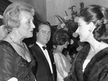 Princess Margaret with Irina Demick at the premiere of 'The Longest Day', 1962. Artist: Unknown