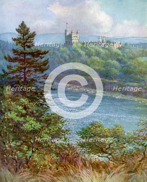 'Balmoral Castle', Aberdeenshire, Scotland, 1924-1926.Artist: FC Varley