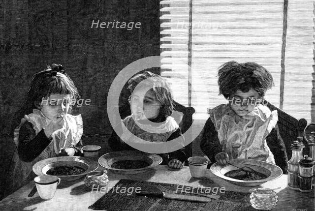 In the Nursery: Tottie, Tot, and Toozles - from a photograph by J. Thomson, 1881. Creator: Eugène Froment.