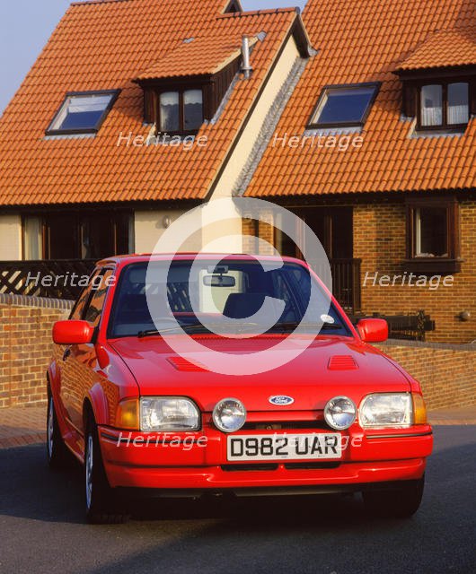 1987 Ford Escort RS Turbo. Creator: Unknown.