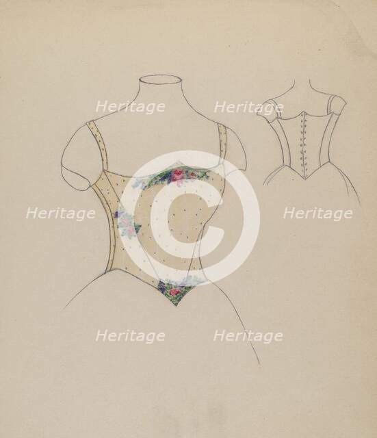 Bodice, c. 1935/1942. Creator: Margaret Knapp.