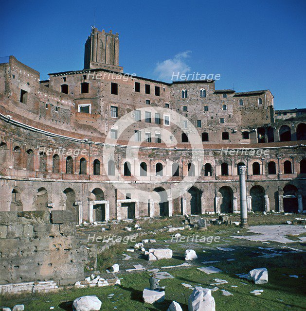 View of Trajan's Market, 1st century. Artist: Apollodorus of Damascus