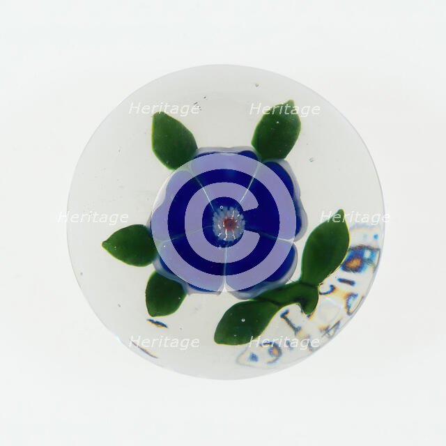 Paperweight, Baccarat, c. 1845-60. Creator: Baccarat Glasshouse.