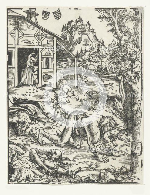The Werewolf, ca 1510-1515. Creator: Cranach, Lucas, the Elder (1472-1553).