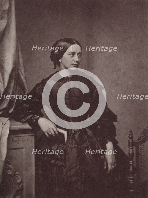 Clara Schumann, German pianist and composer, 19th century. Creator: Franz Seraph Hanfstaengl.
