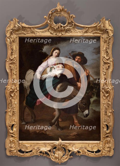 The Flight into Egypt, c.between 1647 and 1650. Creator: Bartolomé Esteban Murillo.