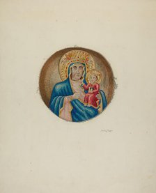 Religious Embroidery, 1940. Creator: Stanley Mazur.